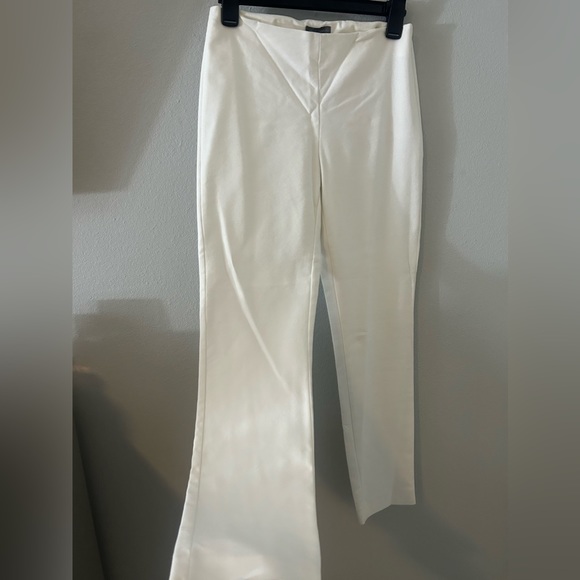 vince camuto white dress business slacks women’s trouser slim cropped pants 0 - Picture 2 of 7